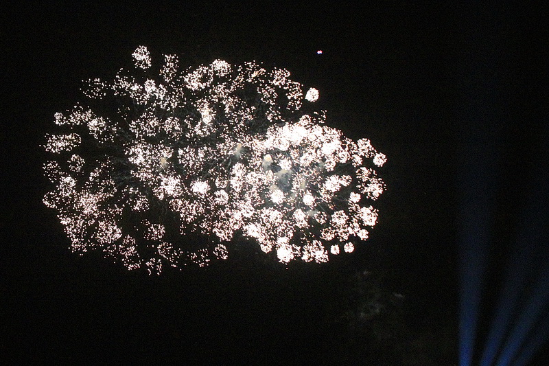 Auch das Feuerwerk ist beeindruckend.